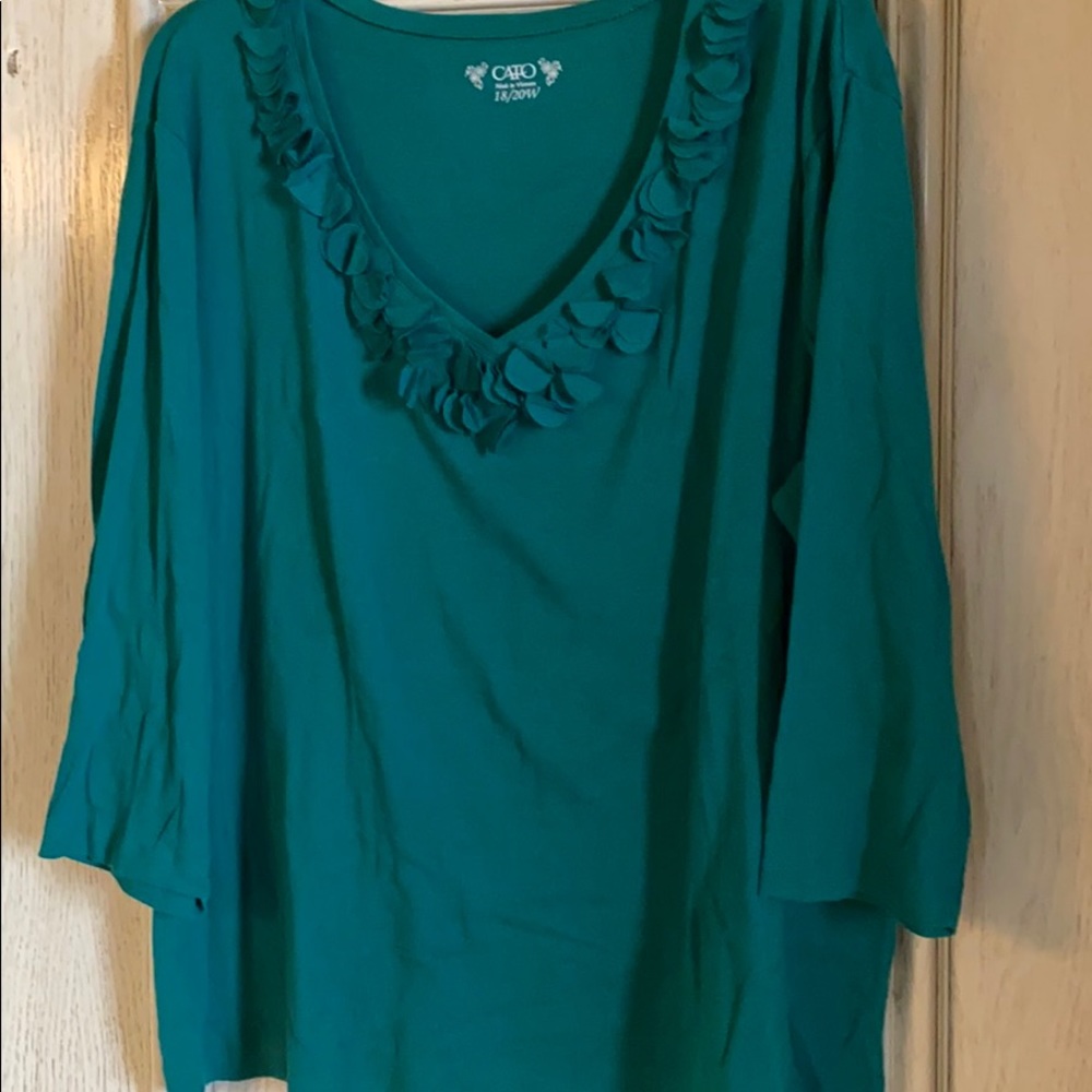 Emerald Green 18/20 Cato top